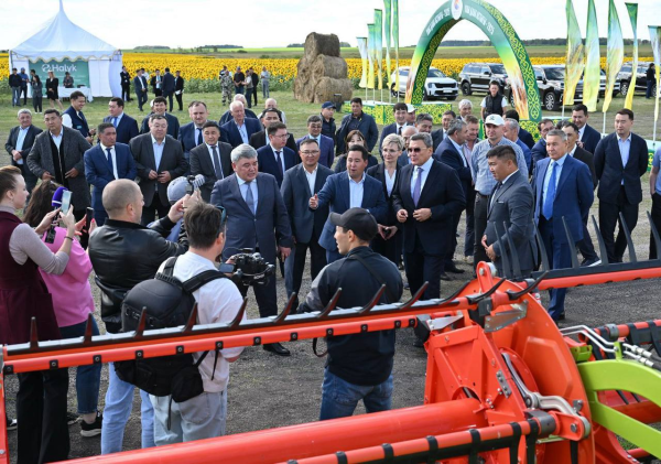 На базе КТ «Мамбетов и К» прошёл День поля «Ұлы дала астығы – 2025»